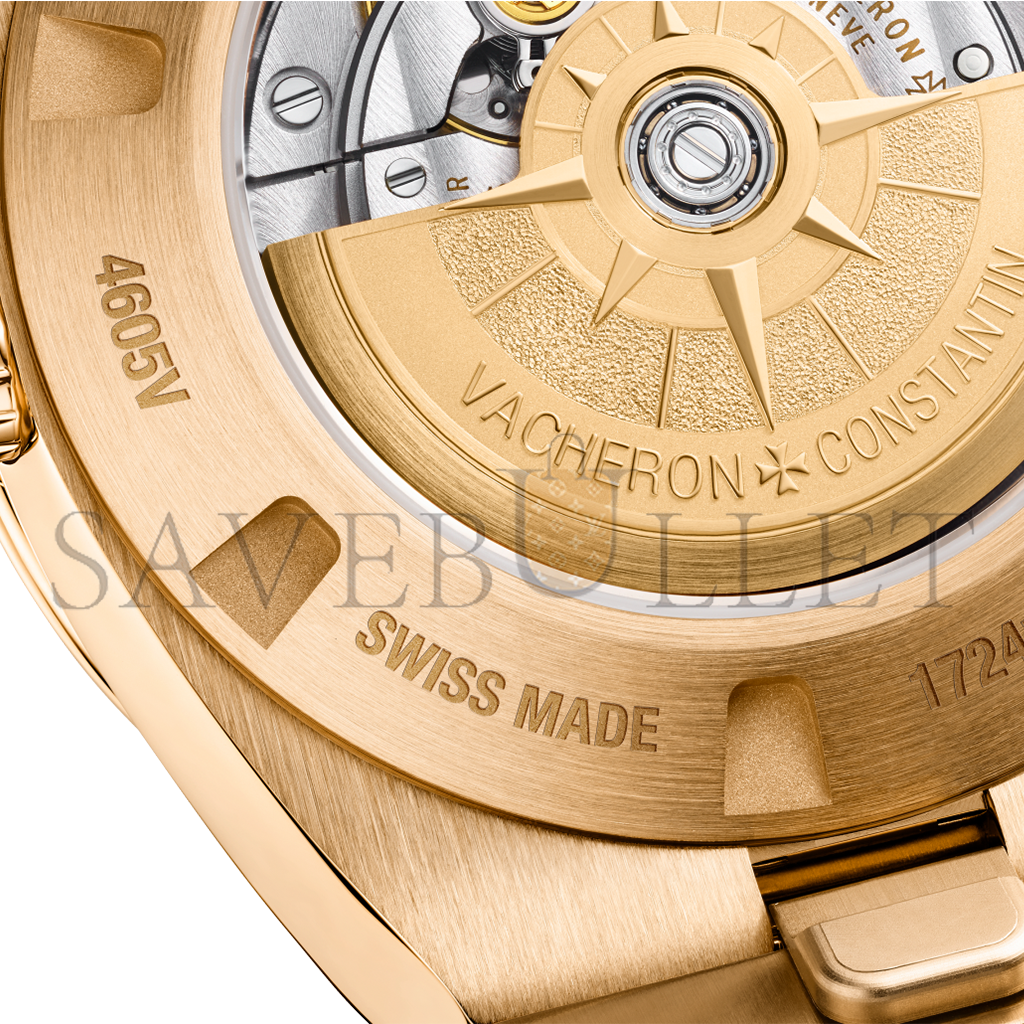 vacheron Co*sta*t*n overseas self-winding 35 mm pink gold watch 4605v/200r-b978